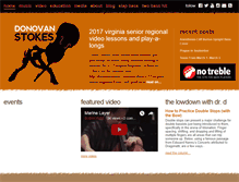 Tablet Screenshot of donovanstokes.com
